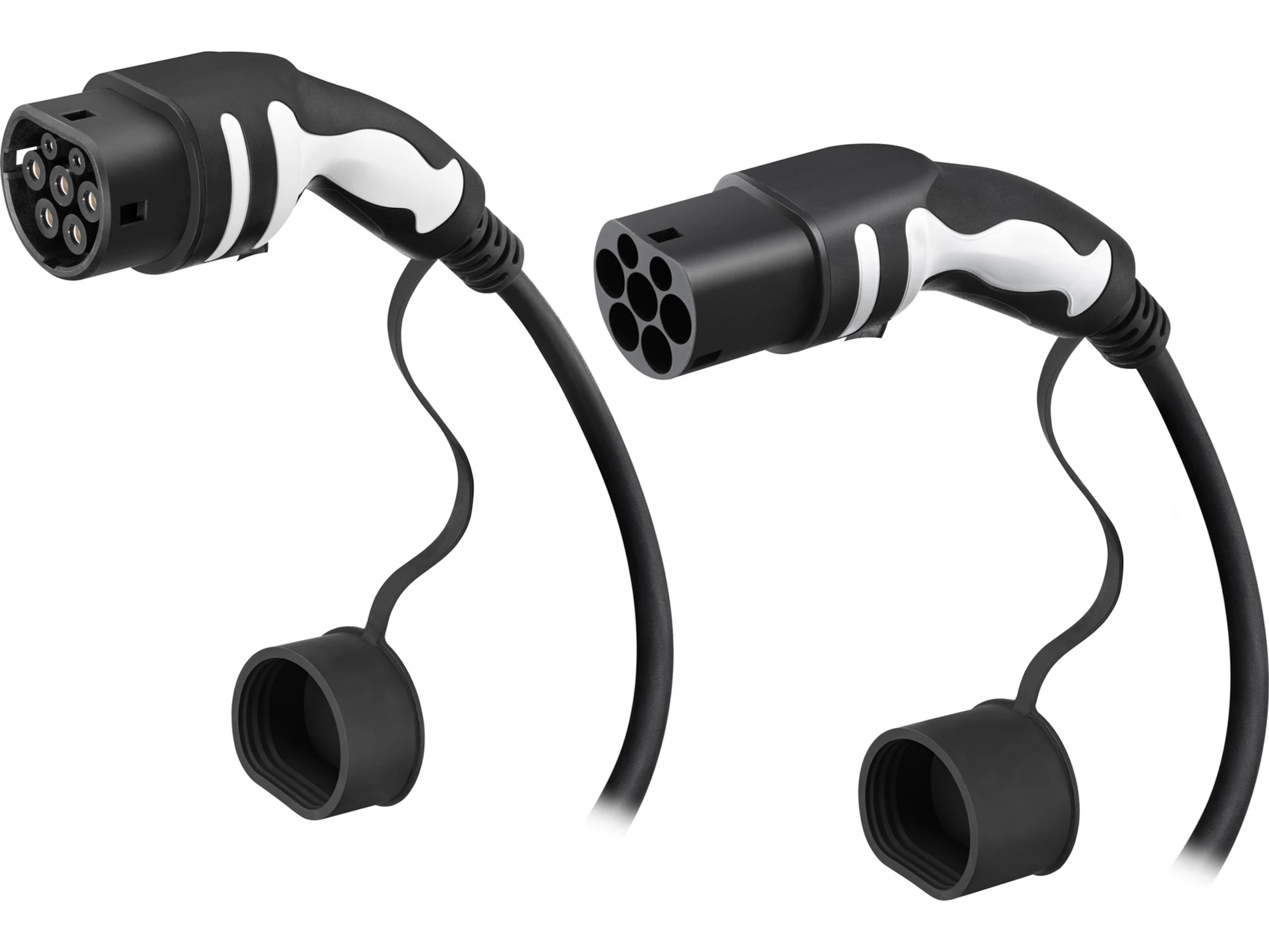 Freev EV-Charge 3000 Type 2 opladningskabel 5m (sort/hvid) Elektriske bil opladerkabler