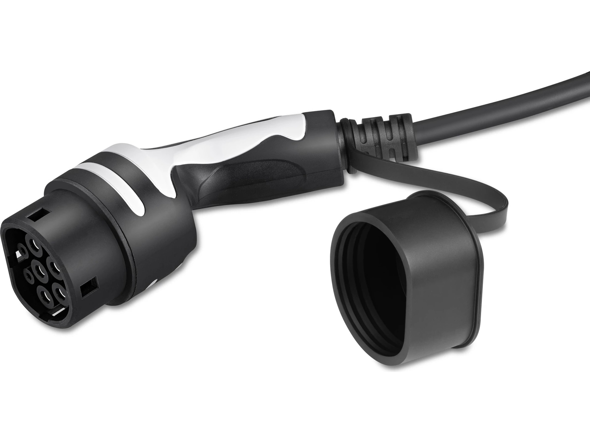 Freev EV-Charge 3000 Type 2 opladningskabel 5m (sort/hvid) Elektriske bil opladerkabler