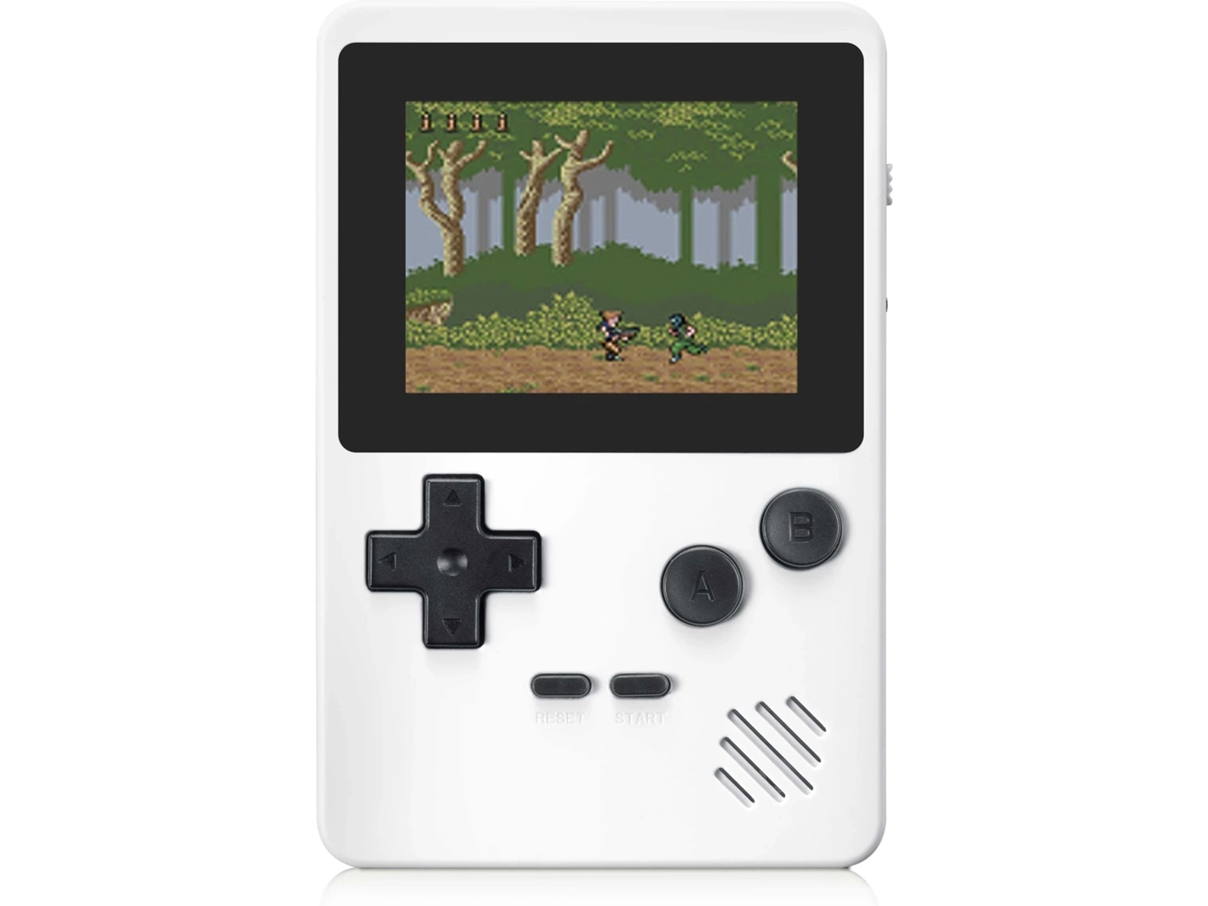 Gaming Tech CT-885 8-bit bærbar spillekonsol (hvid) Håndholdte spillekonsoller