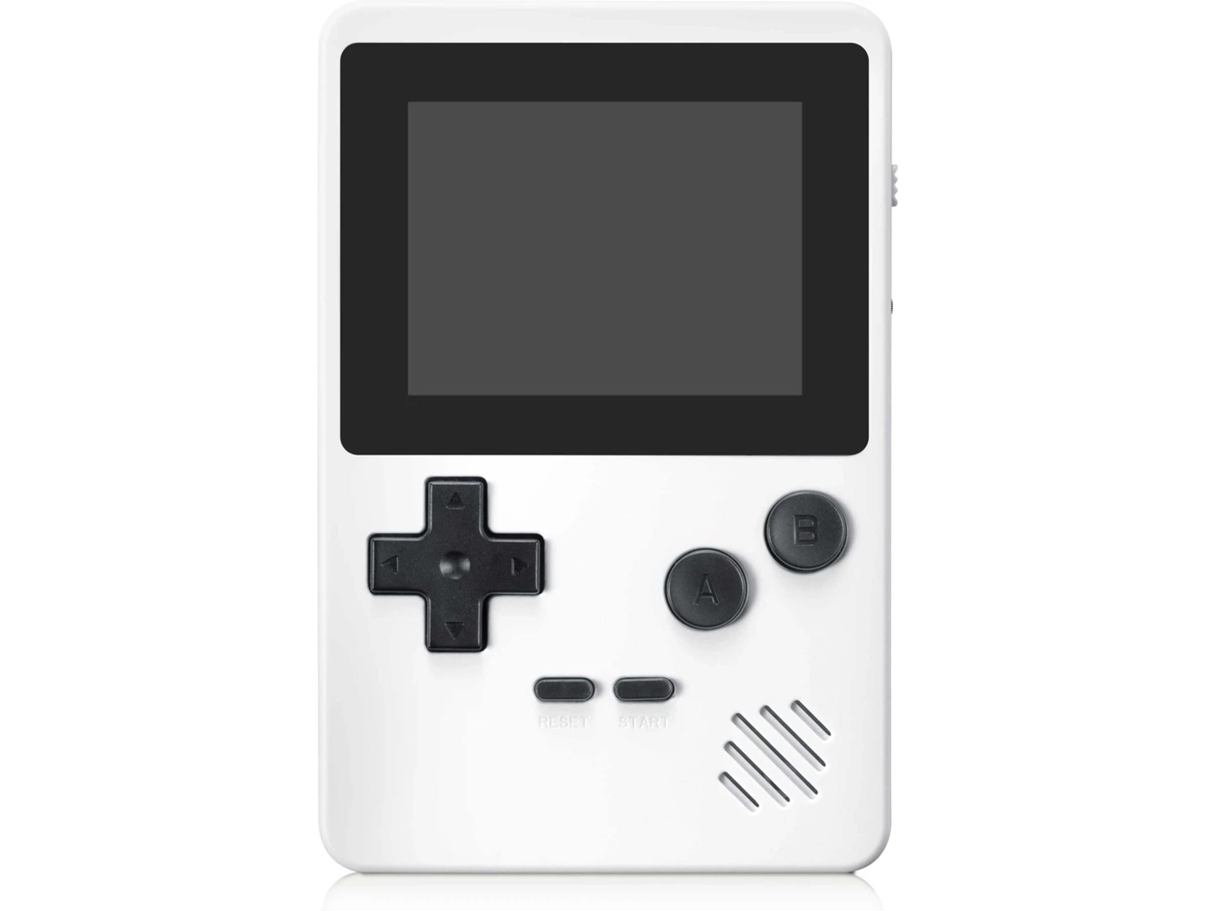 Gaming Tech CT-885 8-bit bærbar spillekonsol (hvid) Håndholdte spillekonsoller