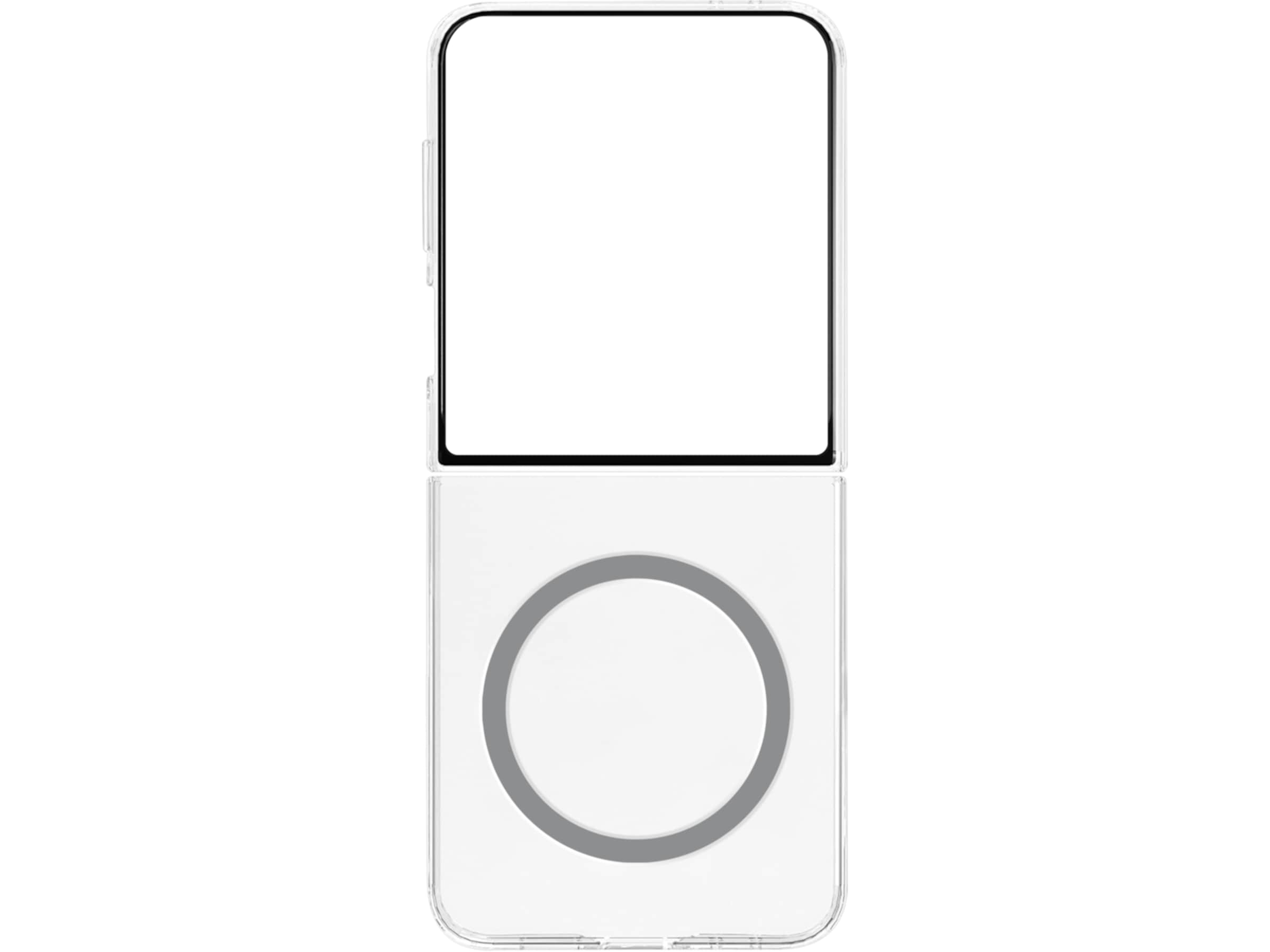 Samsung Galaxy Z Flip7 Clear Magnet Case (gennemsigtig) Mobilcover