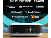 Epson Lifestudio Pop EF-61W bærbar 3LCD projektor (hvid) Projektorer