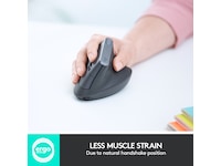 Logitech MX Vertical Trådløs Bluetooth Computermus Ergonomiske