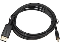 MiniDP til Displayport kabel 1m (sort) Monitor