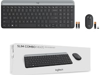 Logitech MK470 Slim Trådløs Kombination Mus & keyboards -kombinasjonspakker