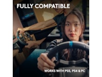 Logitech G923 Driving Force Racing PS4/PS5/PC Rat og pedaler