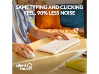 Logitech MK295 Silent Wireless Combo tastatur og mus (hvid) Mus & keyboards -kombinasjonspakker
