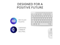 Logitech MK295 Silent Wireless Combo tastatur og mus (hvid) Mus & keyboards -kombinasjonspakker