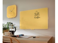 Leitz Cosy Glastavle - magnetisk whiteboardtavle 80x60 cm - varm gul Whiteboards