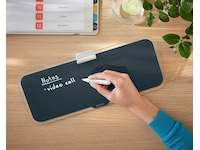 Leitz Cosy Skrivebordsblok med whiteboard glasoverflade - fløjlsgrå Whiteboards