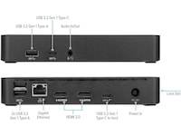 Targus Universal Dual 4K Docking m/DP Dockingstation og USB-hub