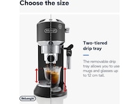 DeLonghi Dedica Style EC685.BK Espressomaskine (sort) Espressomaskiner
