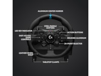 Logitech G923 og Driving Force Shifter Bundle Rat og pedaler