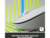 Logitech Signature M650 Medium  trådløs mus Offwhite Mus