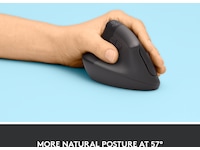 Logitech Lift Vertikal Venstre mus (graphite) Mus