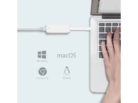 TP-Link UE300C USB-C til Ethernet adapter (hvid) Netkort