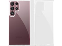 iiglo Galaxy S23 Ultra Silikonecover (gennemsigtig) Mobilcover