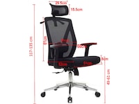 KENSON TERA Kontor- og gamingstol (sort) Kontorstole