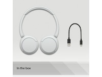 Sony WH-CH520 trådløse høretelefoner, On-Ear (hvid) Høretelefoner