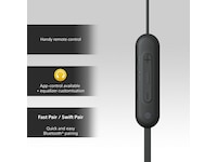 Sony WI-C100 Trådløse Høretelefoner, Earbuds (sort) In-ear høretelefoner