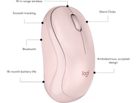 Logitech M240 Trådløs Mus (lyserød) Mus