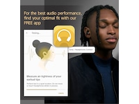 Sony WF-1000XM5 Trådløse Høretelefoner, Earbuds (grå) In-ear høretelefoner