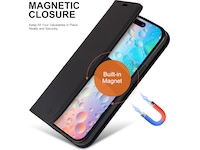 iiglo iPhone 15 Plus Wallet cover (sort) Mobilcover