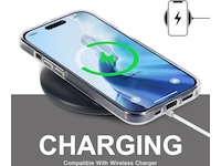 iiglo iPhone 15 / 14 Silikone cover (gennemsigtig) Mobilcover