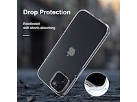 iiglo iPhone 15 / 14 Silikone cover (gennemsigtig) Mobilcover