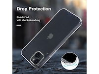 iiglo iPhone 15 Plus Silikone cover (gennemsigtig) Mobilcover