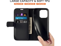 iiglo iPhone 15 Pro Wallet cover (sort) Mobilcover