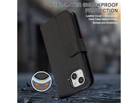 iiglo iPhone 15 / 14 Wallet cover (sort) Mobilcover