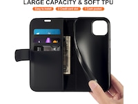 iiglo iPhone 15 / 14 Wallet cover (sort) Mobilcover