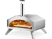 Austin and Barbeque AABQ 12" Gasfyret pizzaovn (rustfrit stål) Pizzaovne