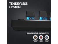 Logitech G Pro X TKL Lightspeed Trådløst Gaming tastatur (sort) Gamingkeyboard