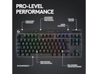 Logitech G Pro X TKL Lightspeed Trådløst Gaming tastatur (sort) Gamingkeyboard