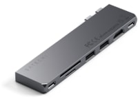 Satechi MacBook Air M2 Slim Pro Docking (space gray) Dockingstation og USB-hub