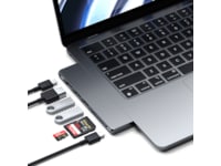 Satechi MacBook Air M2 Slim Pro Docking (space gray) Dockingstation og USB-hub