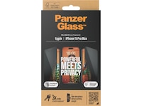 Panzerglass iPhone 15 Pro Max Privacy Skærmbeskytter Skærmbeskyttelse mobiltelefon