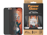 Panzerglass iPhone 15 Plus Privacy Skærmbeskytter Skærmbeskyttelse mobiltelefon