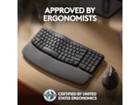 Logitech Wave Keys for Business trådløst tastatur (grafit) Keyboards