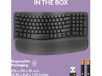 Logitech Wave Keys trådløst tastatur (grafit) Keyboards