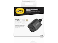 OtterBox GaN USB-C 65W Vægoplader (sort) Mobilopladere