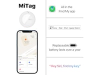 MiLi MiCollar Halsbånd til hunde, med sporingschip (sort) Bluetooth tracker & GPS