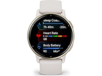 Garmin vivoactive 5 AMOLED Smartwatch (ivory/cream gold) Smartwatches