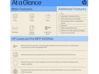 HP LaserJet Pro MFP4102fdw laserprinter Printere