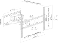 Andersson WMA 3.9 vægophæng TV tilt 37-70" TV-ophæng & stativ