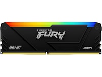 Kingston FURY Beast Black RGB DDR4 3200MHz 16GB Hukommelse (RAM)