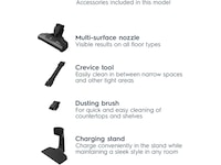 Electrolux Clean 500 Trådløs støvsuger (grå) Ledningsfrie støvsugere