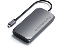 Satechi USB-C M1 Multimedia Adapter (grå) Dockingstation og USB-hub